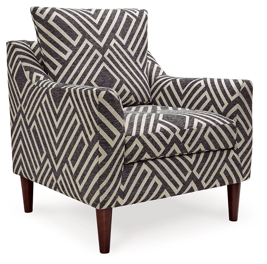 Morrilton Next-Gen Nuvella - Accent Chair - Natural / Charcoal, product view with performance fabric