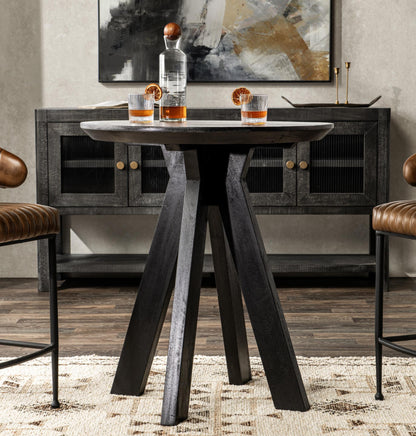 Rodrigo - Bar Table, alternate view 13 with wood construction