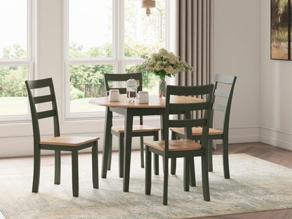 Gesthaven - Round Dining Room Drop Leaf Table, alternate view 21 with wood construction