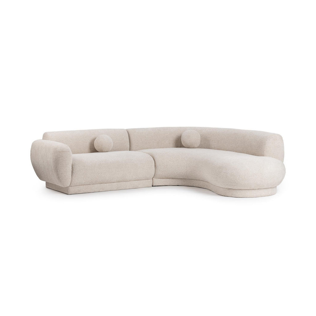 Serena - 2 Piece Sectional - Buttercream