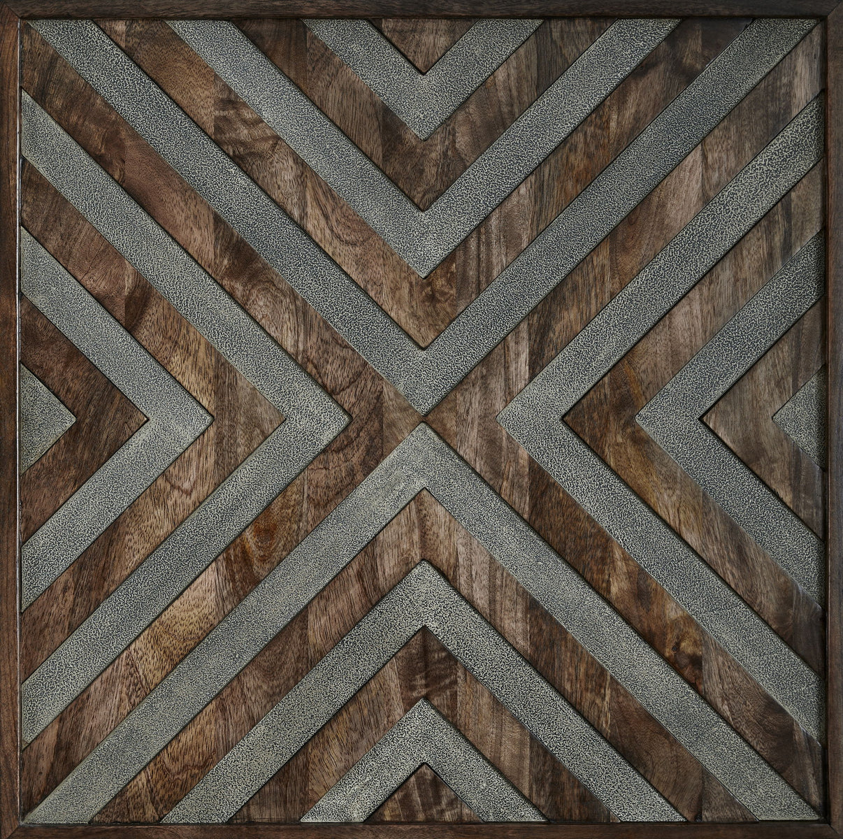 Dreggan - Square End Table - Brown, alternate view 6 with engineered wood