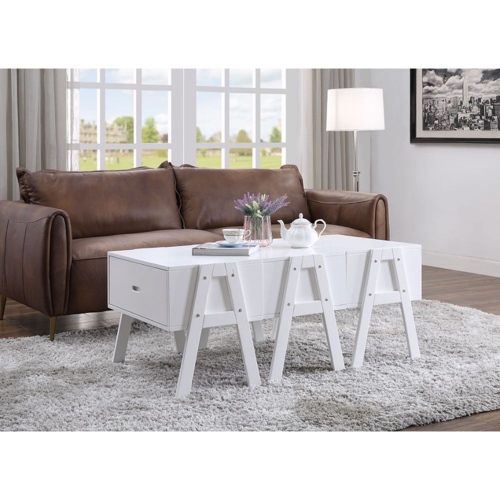 Lonny - Coffee Table (Convertible), alternate view 2 with wood construction