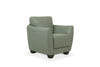 Valeria - Chair, alternate view 2 with leather upholstery