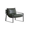 Morgan - Accent Chair, alternate view 3 with top-grain leather