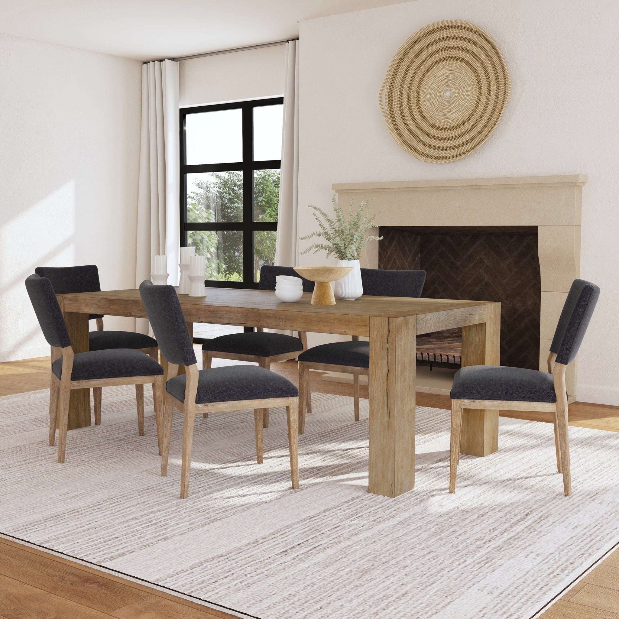 Kingston - Dining Table, alternate view 4 with wood construction