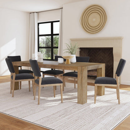 Kingston - Dining Table, alternate view 4 with wood construction