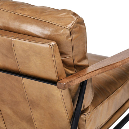 Christopher - Club Chair, alternate view 14 with top-grain leather