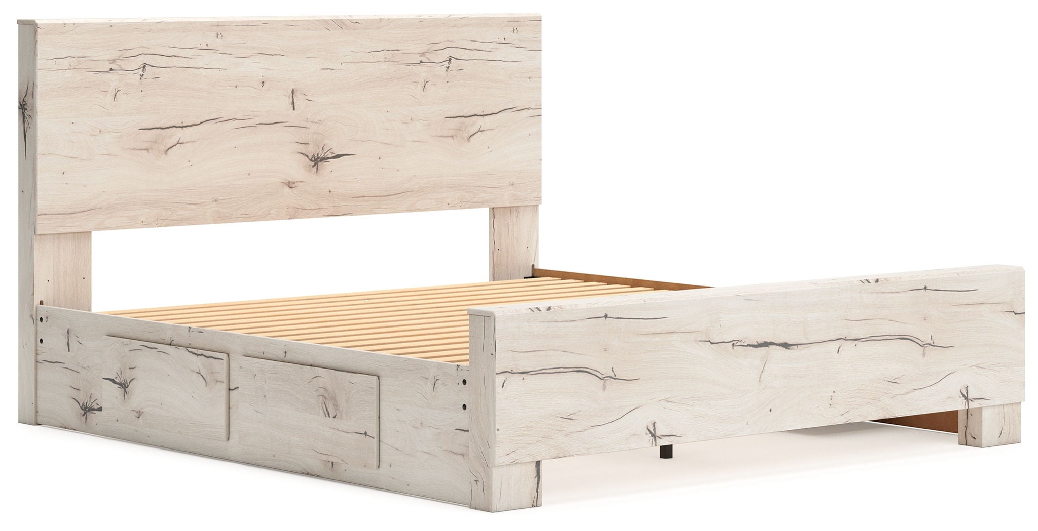 Lawroy - Panel Bed With Storage, alternate view 49