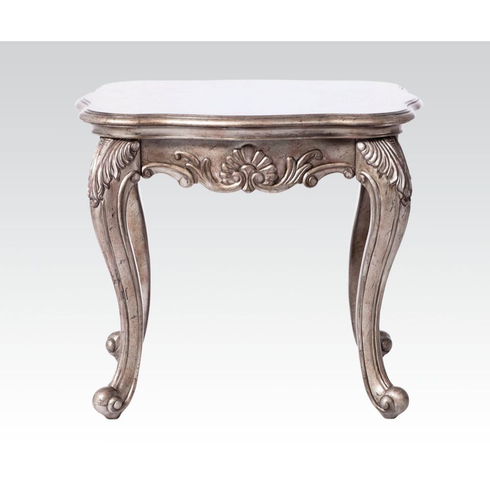 Chantelle - End Table, product view with marble