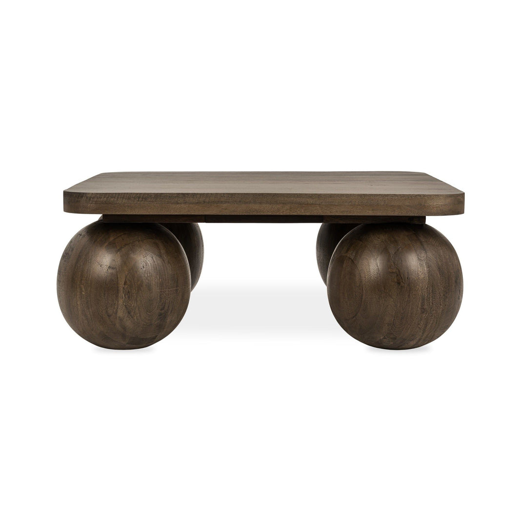Delyla - Coffee Table, alternate view 2 with wood construction