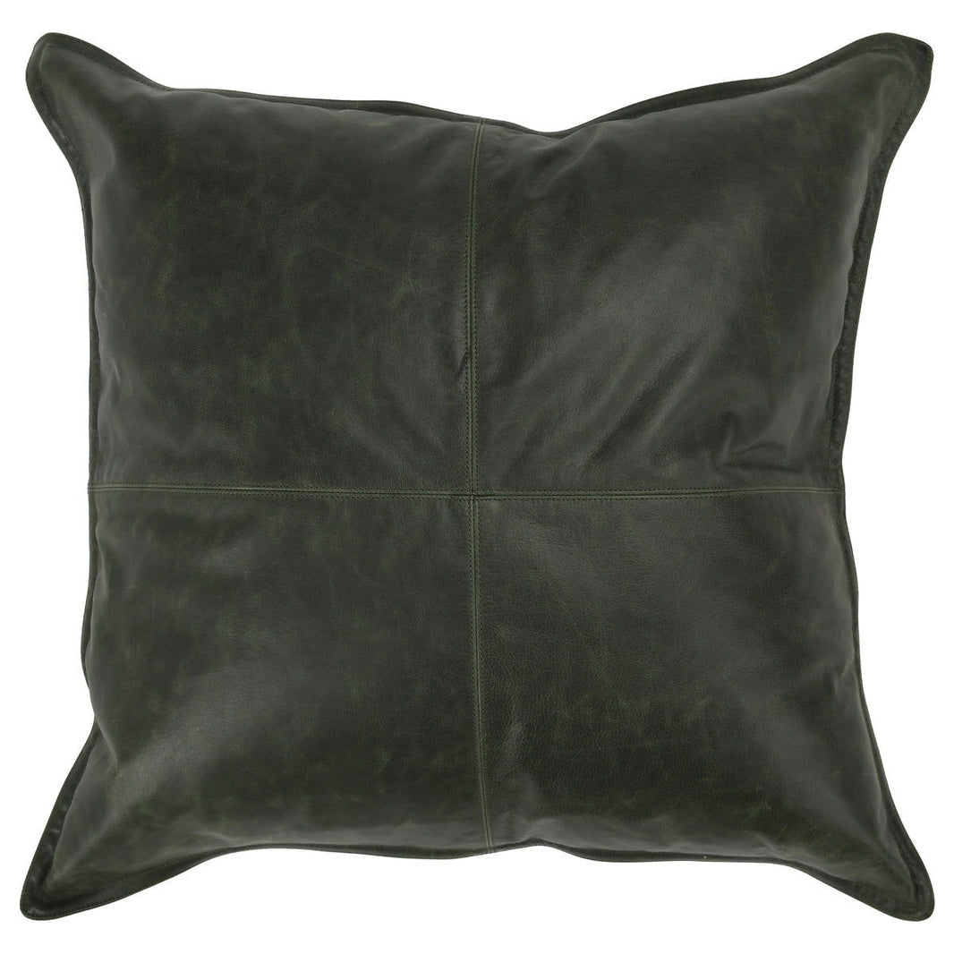 Soco Leather - SLD Acre Pillow, alternate view 2 with genuine leather