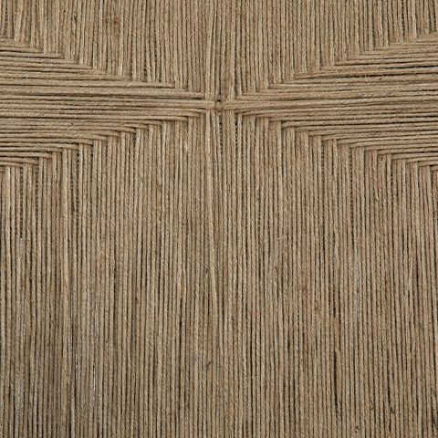 Halfmore - Accent Chair - Black / Natural, alternate view 5 with jute