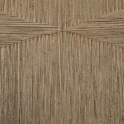 Halfmore - Accent Chair - Black / Natural, alternate view 5 with jute