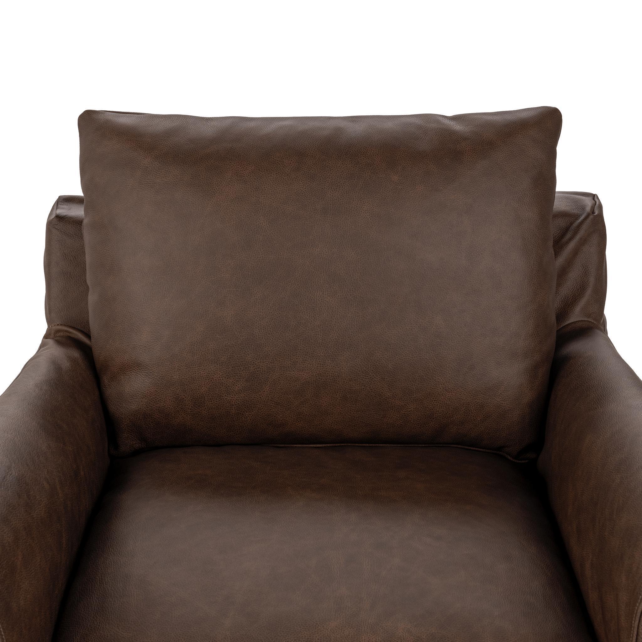 Cassiano - Swivel Chair, alternate view 43 with leather upholstery