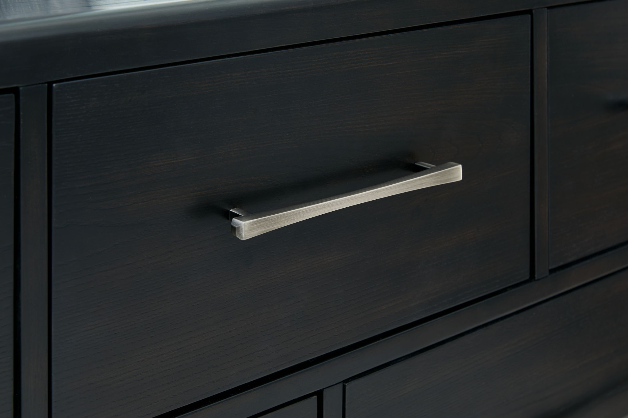 Rowanbeck - Dresser - Black, alternate view 6 with wood construction