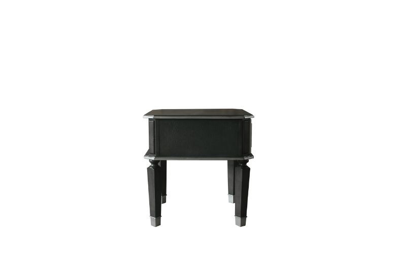 House Beatrice - End Table - Charcoal & Light Gray, alternate view 7 with wood construction