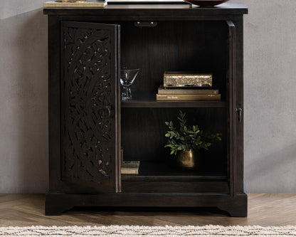 Harmony - 2 Door Sideboard - Harvest Walnut, alternate view 6 with wood construction