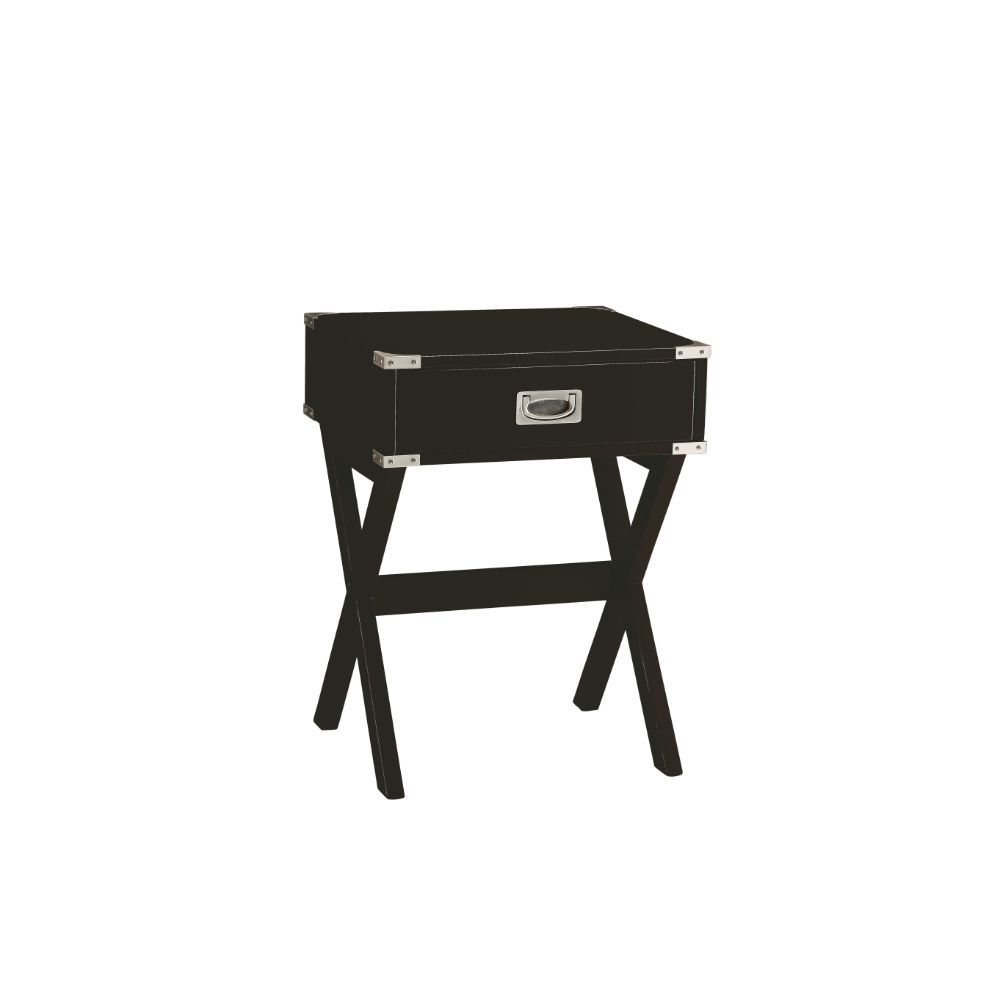 Babs - End Table, alternate view 2 with metal
