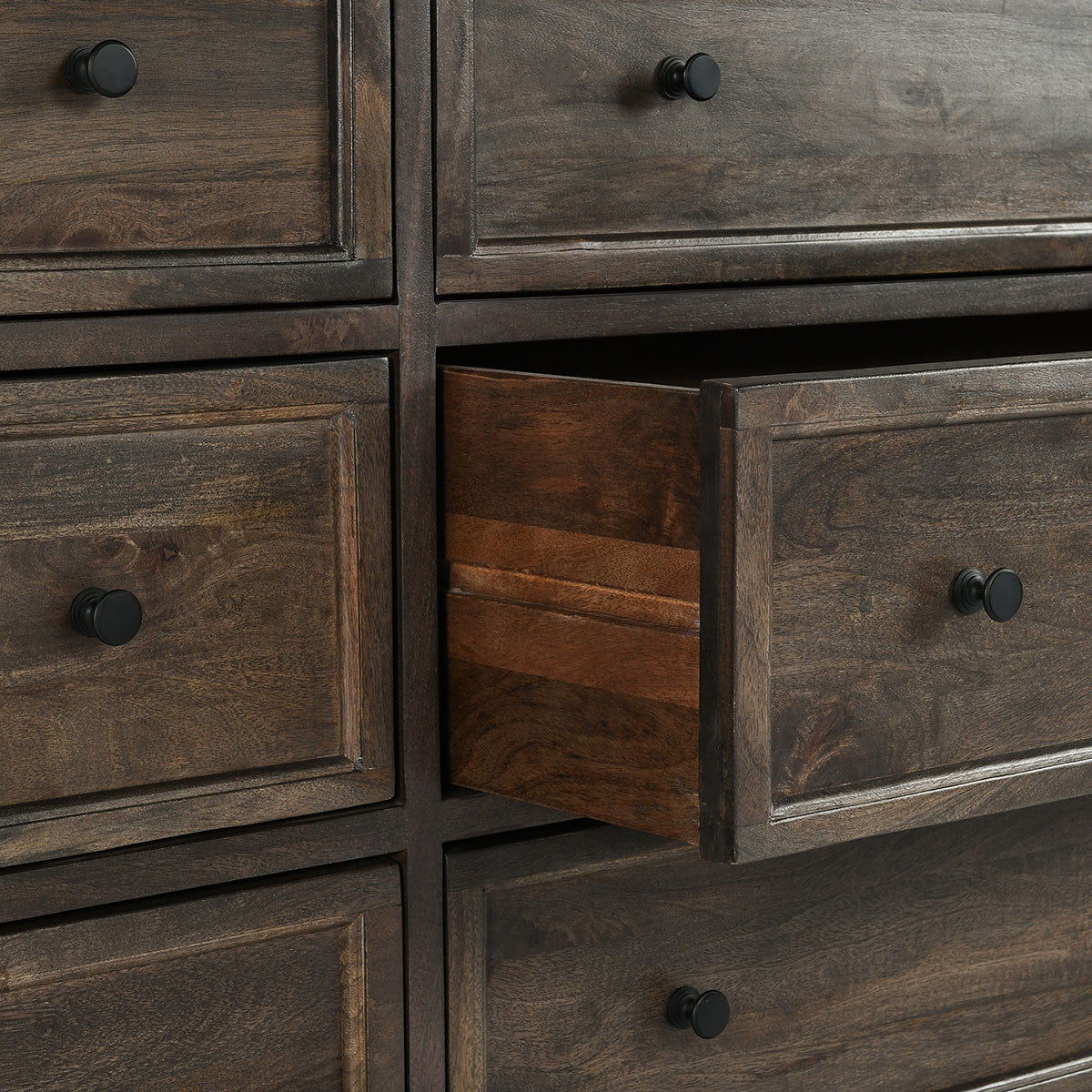 Adelaide - Wood 9 Drawer Dresser - Cocoa Brown, alternate view 6