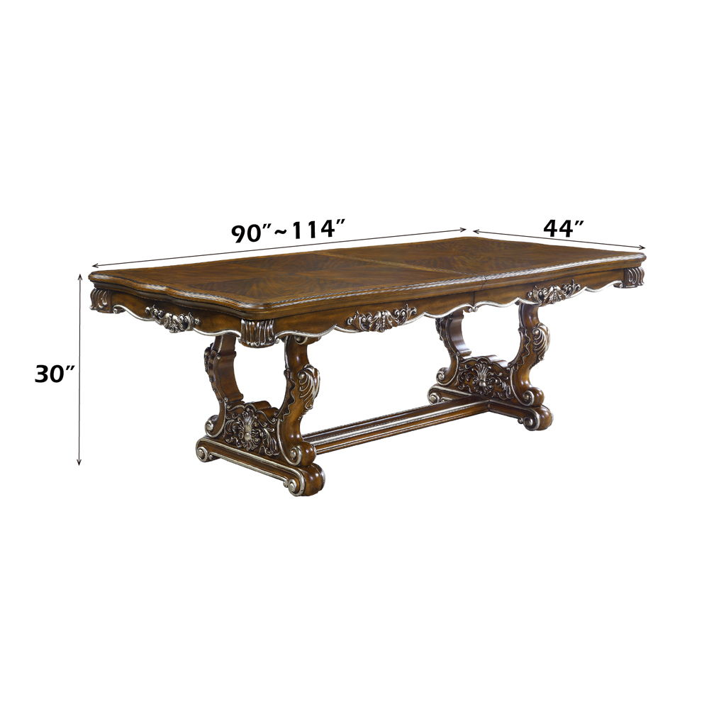 Latisha - 30" Dining Table - Antique Oak, alternate view 6
