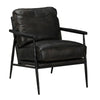 Christopher - Club Chair, alternate view 3 with top-grain leather
