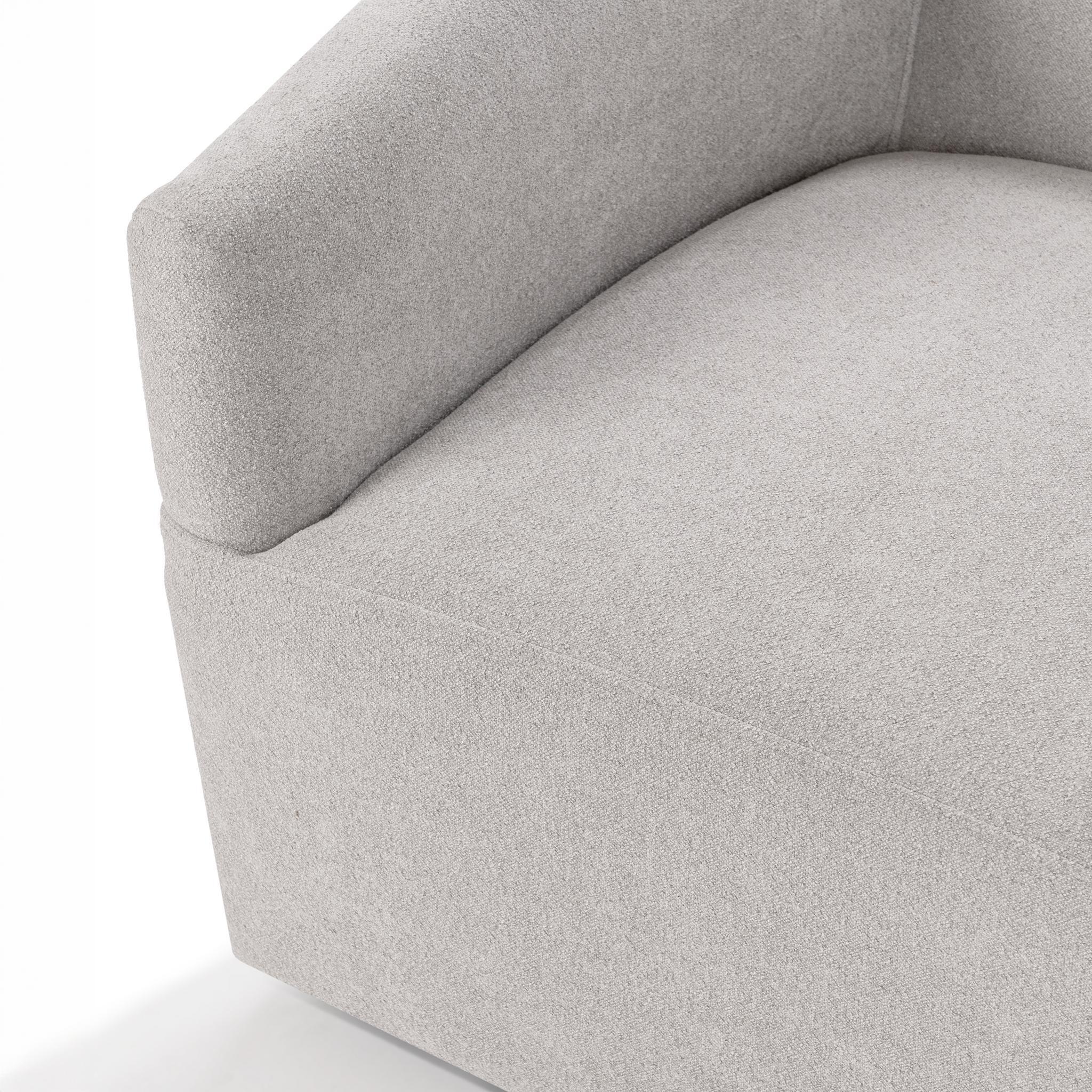 Vernon - Swivel Chair, alternate view 57 with top-grain leather