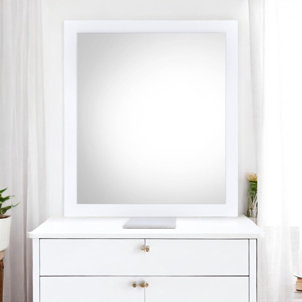 Perse - Mirror - White, alternate view 3 with metal
