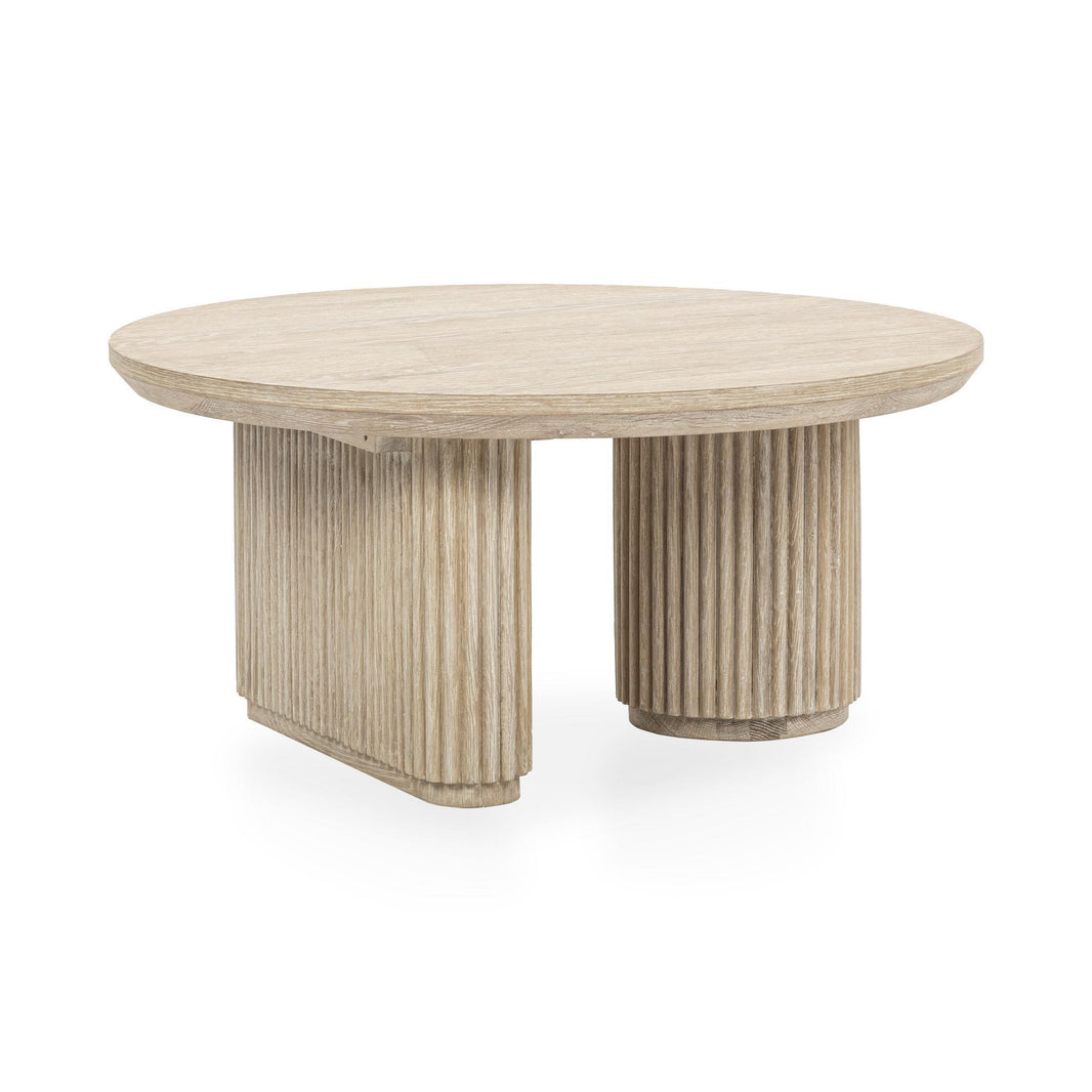 Vander - Solid Wood Round Coffee Table, product view