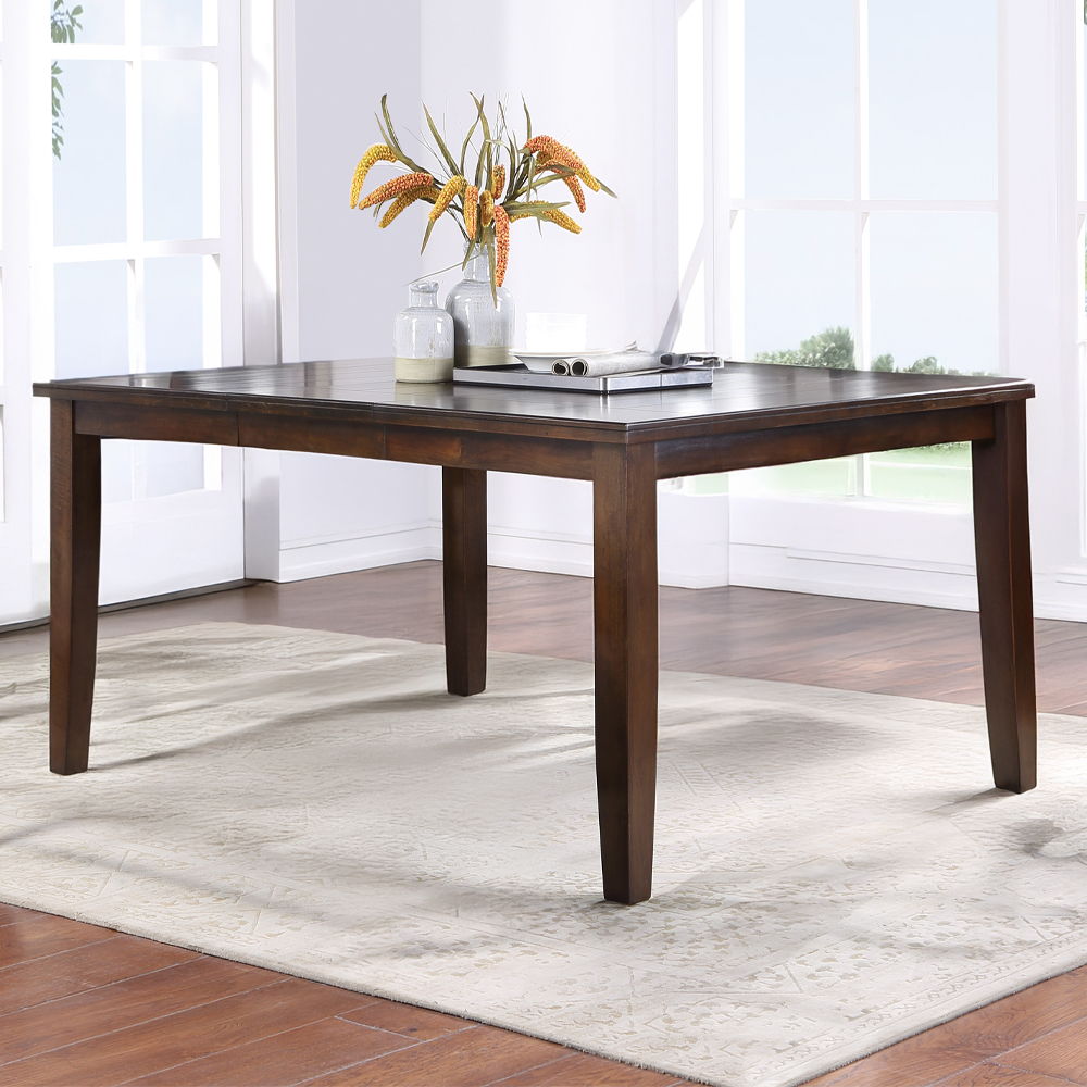 Urbana - Counter Height Table - Espresso, product view with wood construction