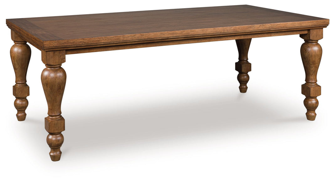 Greddinton - Rectangular Dining Room Table, alternate view 2 with wood construction