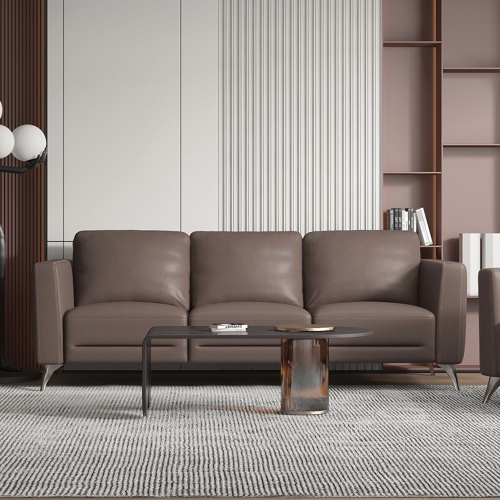 Malaga - Sofa, alternate view 12 with leather upholstery