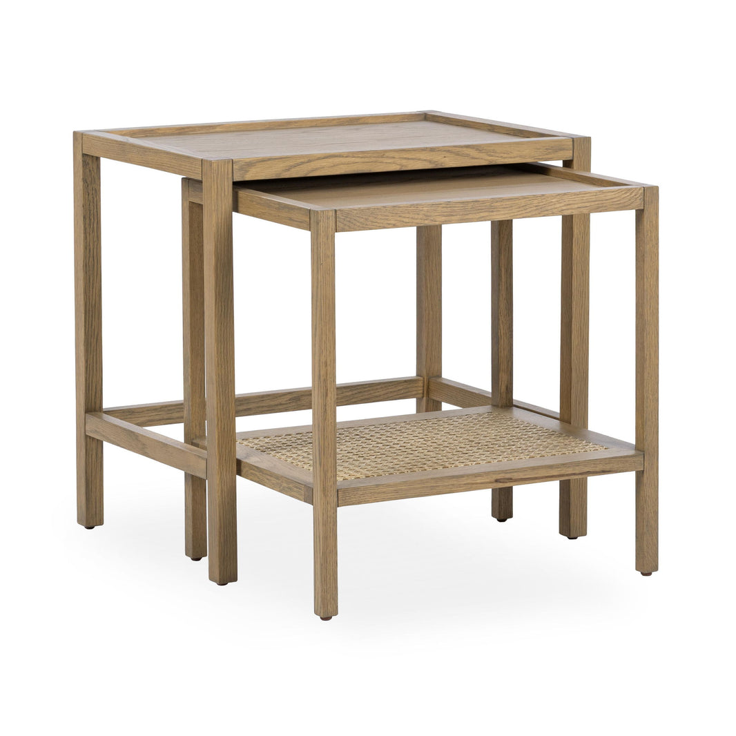 Devin - Solid Wood Nesting Accent Tables, product view