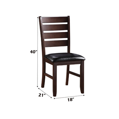 Urbana - Side Chair, alternate view 11 with leather upholstery