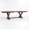 Alexander - Extention Dining Table, product view with wood construction