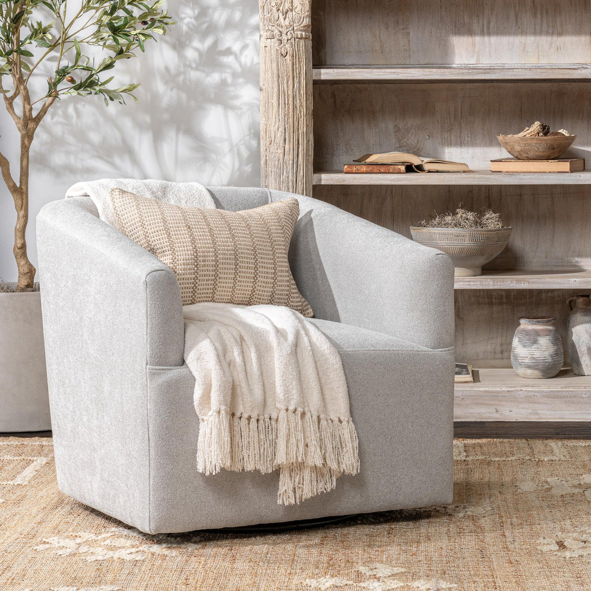 Vernon - Swivel Chair, alternate view 58 with top-grain leather