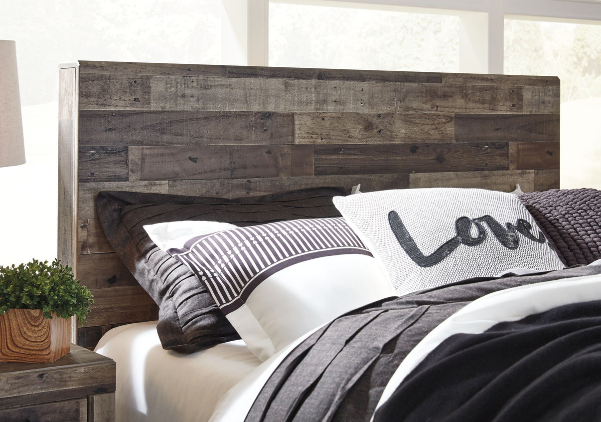 Derekson - Panel Bed, alternate view 37 with wood construction