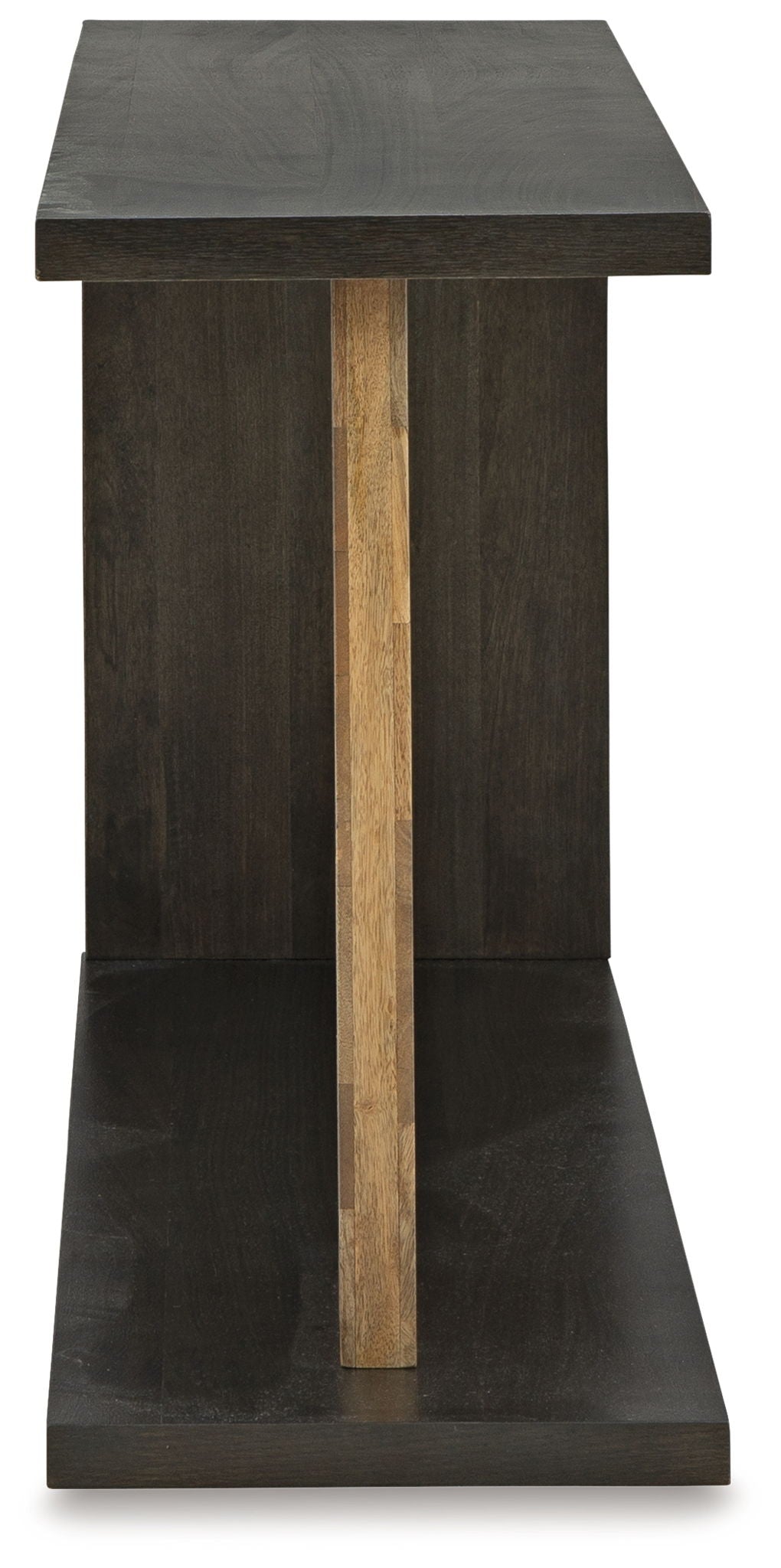 Camlett - Console Sofa Table - Brown, alternate view 5 with solid wood