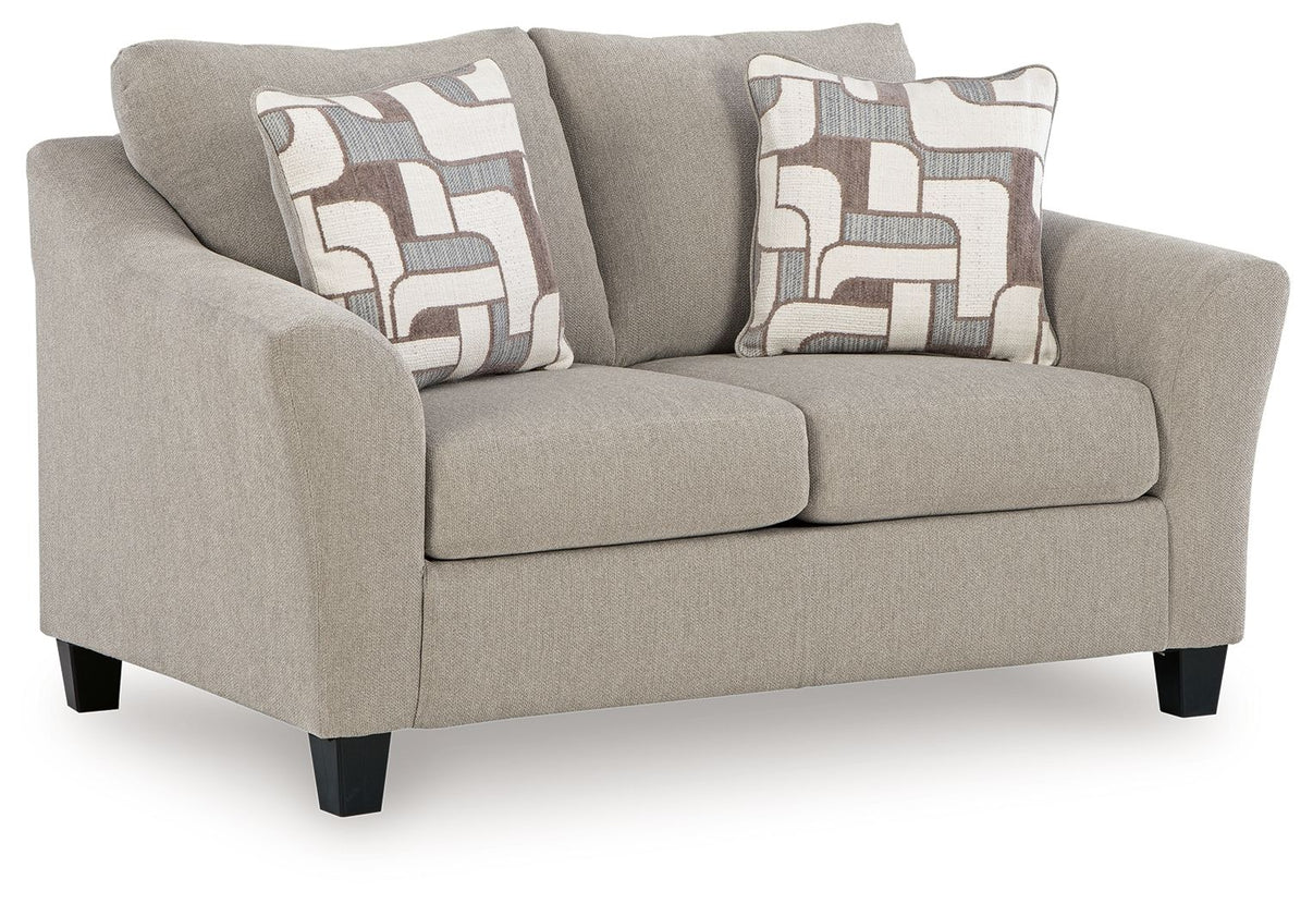 Willarae - 2 Pc. - Sofa, Loveseat - Taupe, alternate view 5
