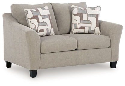 Willarae - 2 Pc. - Sofa, Loveseat - Taupe, alternate view 5