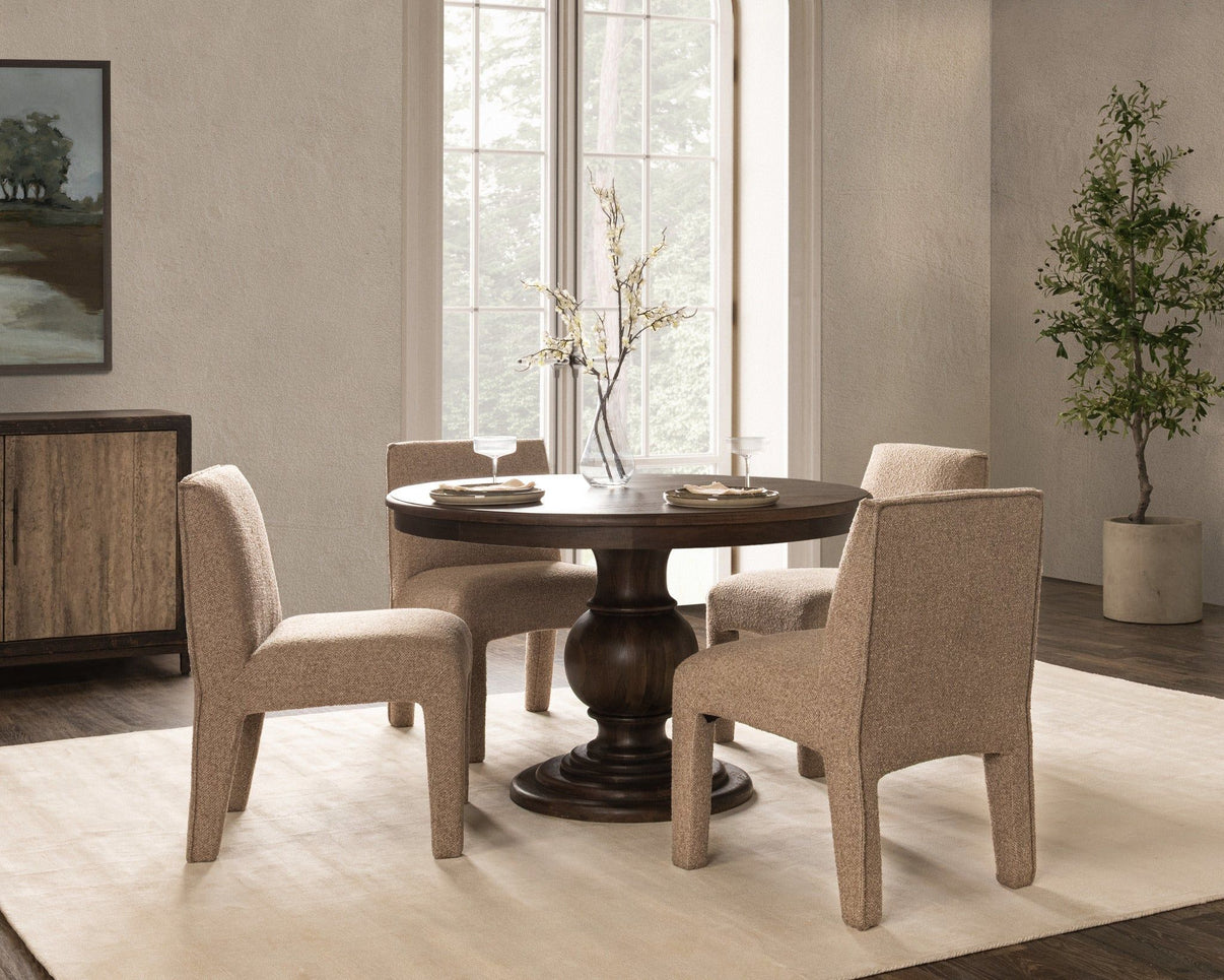 Brookside - Round Dining Table, alternate view 12 with wood construction