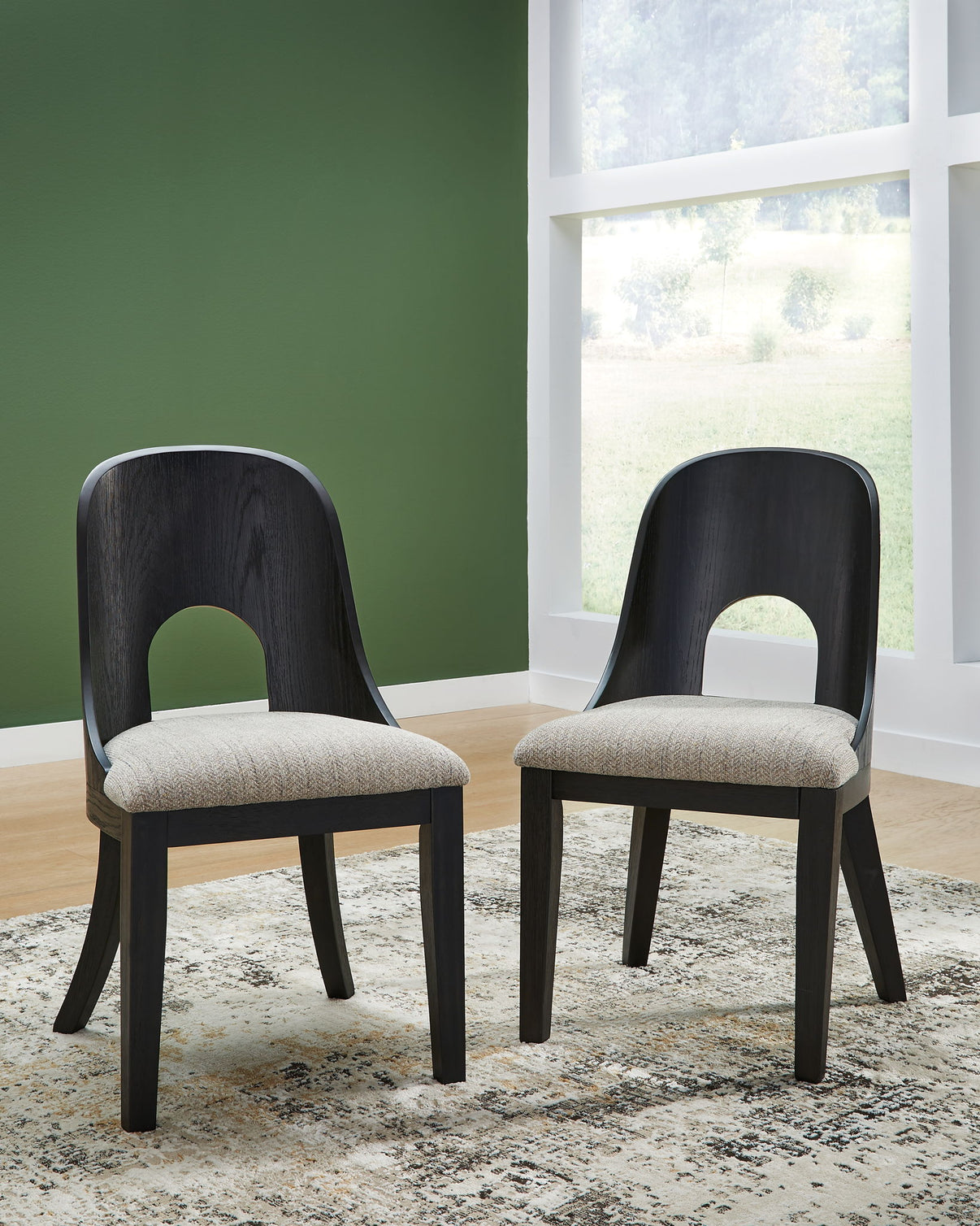 Rowanbeck - Dining Room Set, alternate view 8 with wood construction