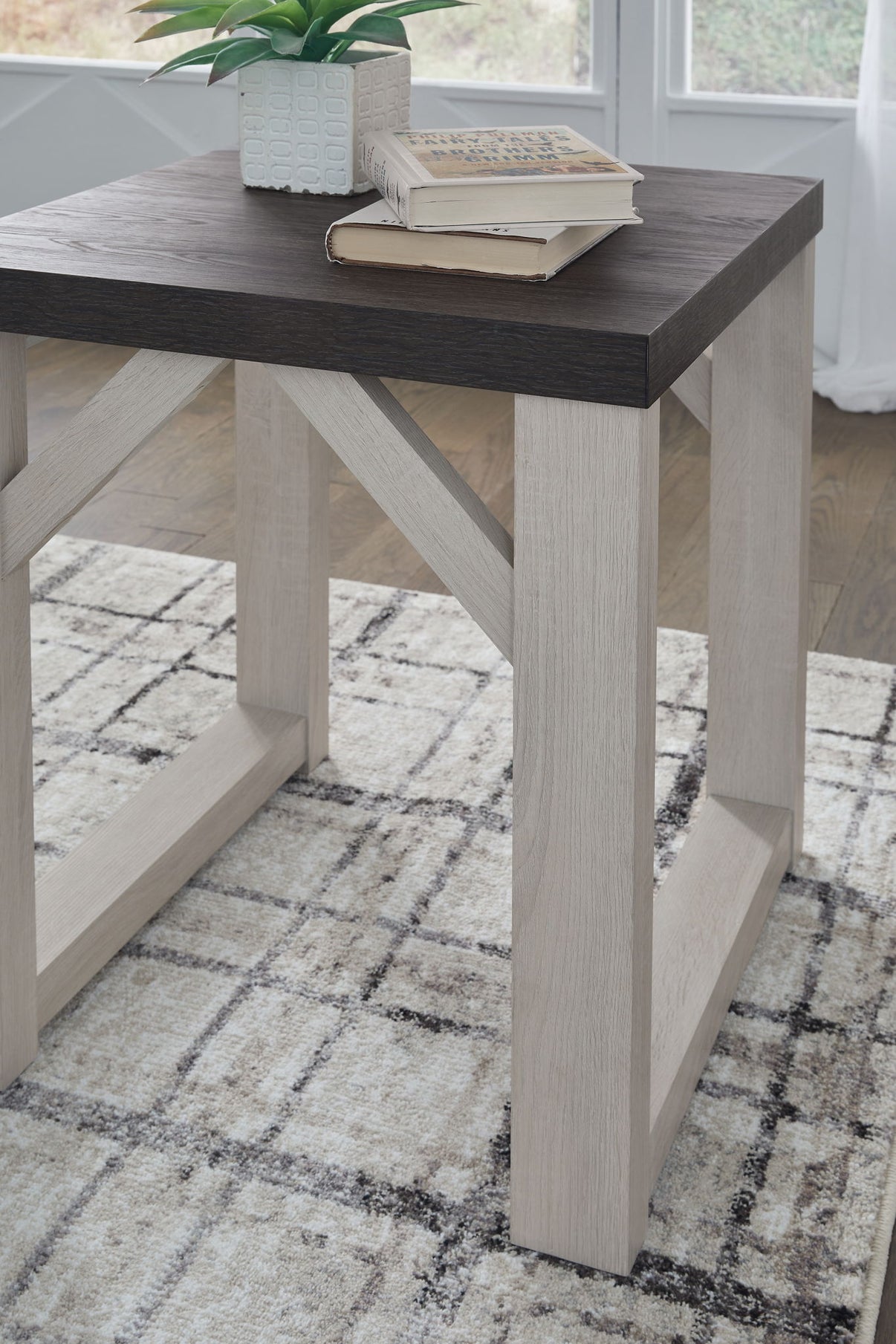 Dorrinson - Occasional Table Set (Set of 3) - Antique White, alternate view 5 with wood construction