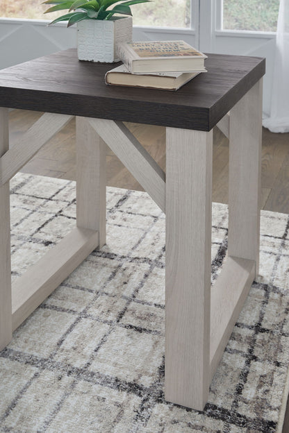 Dorrinson - Occasional Table Set (Set of 3) - Antique White, alternate view 5 with wood construction