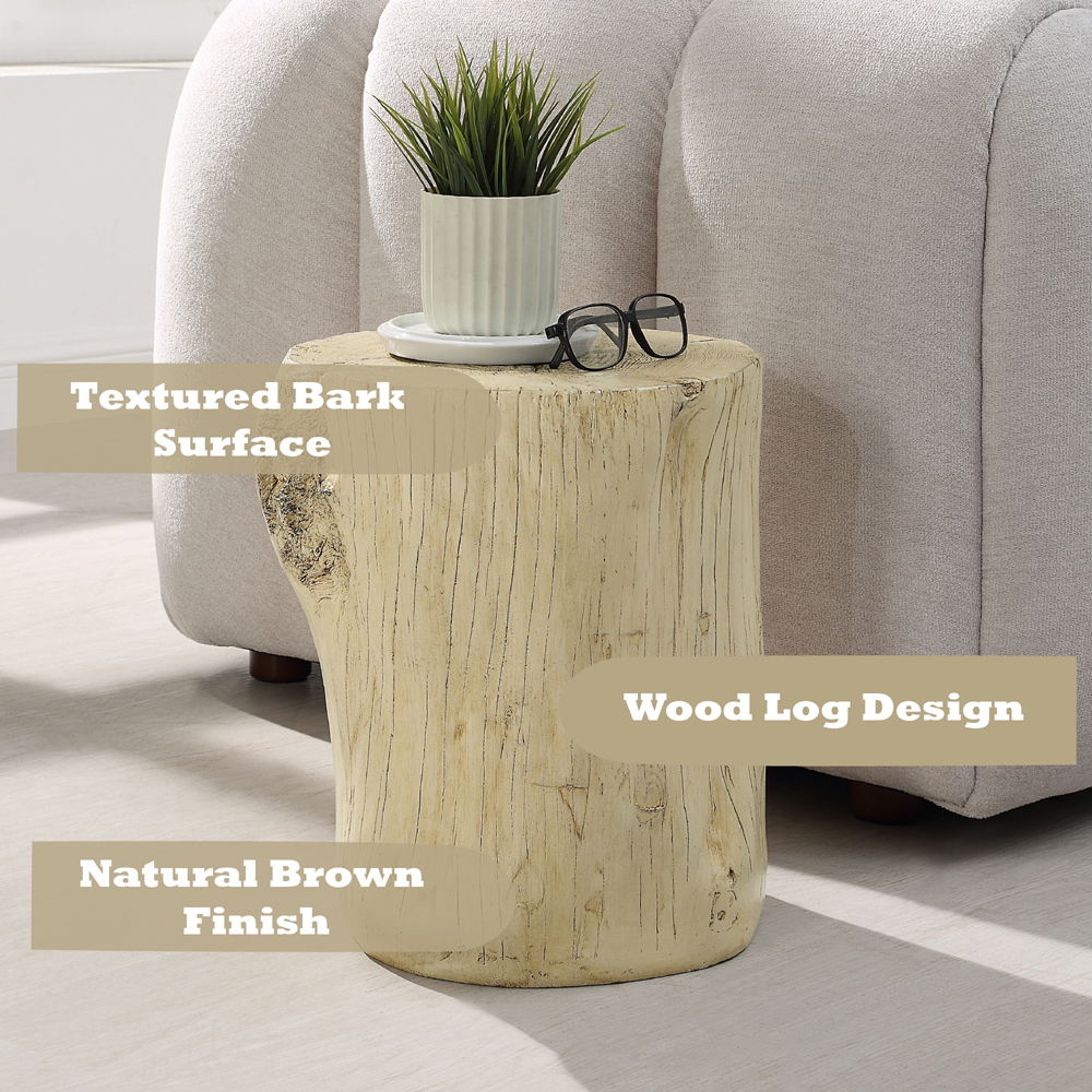 Gene - Accent Table - Natural Brown, alternate view 5