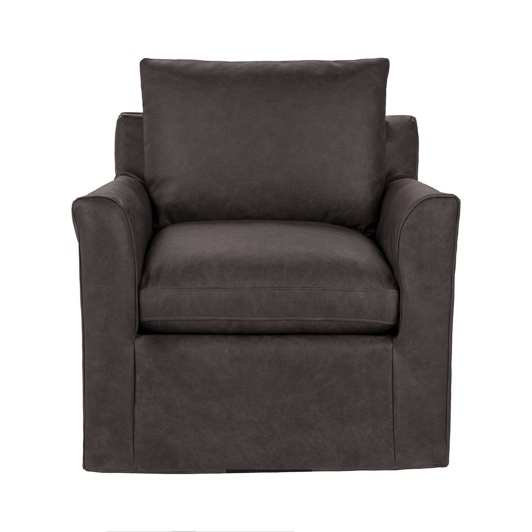 Cassiano - Swivel Chair, alternate view 13 with leather upholstery