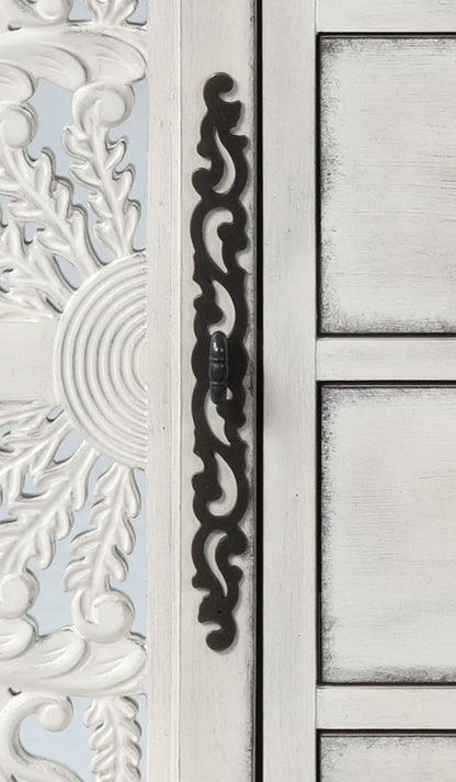 Vermont - Console Cabinet - Antique White, alternate view 6 with wood construction