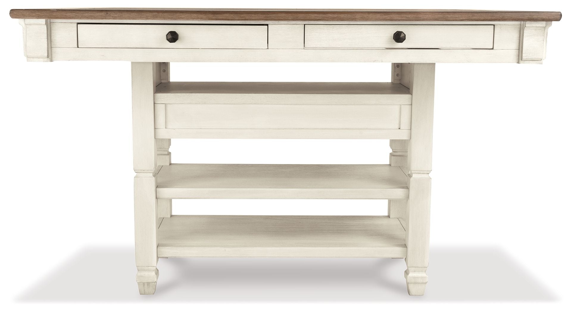 Bolanburg - Rectangular Dining Room Counter Table - Beige, alternate view 7 with engineered wood
