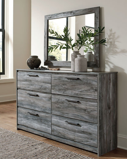 Baystorm - Six Smooth Drawer Dresser, alternate view 8 with wood construction