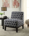 Hinte - Accent Chair, product view with chenille upholstery