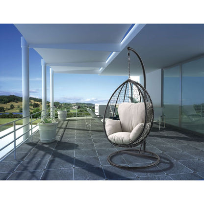Simona - Patio Swing Chair with Stand, alternate view 11